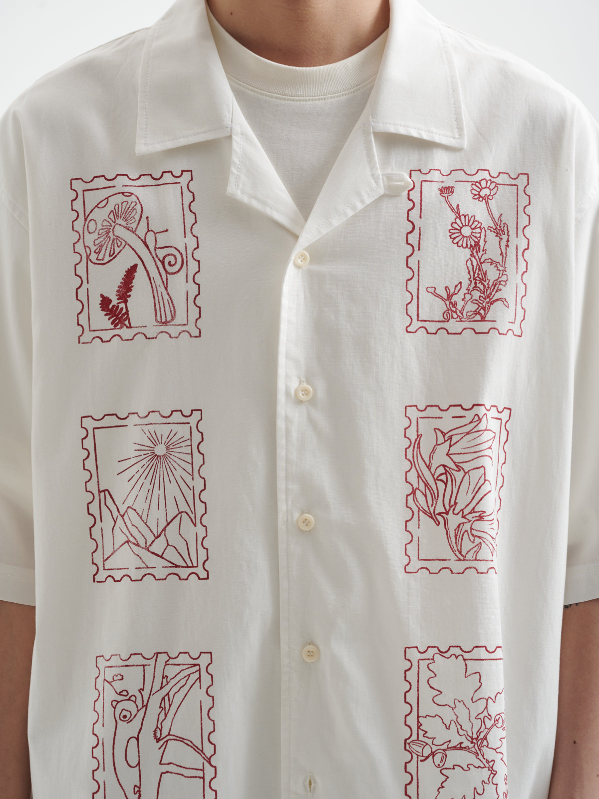 BUTTBILL 25SS Non-sensory water pulp cuban collar shirt