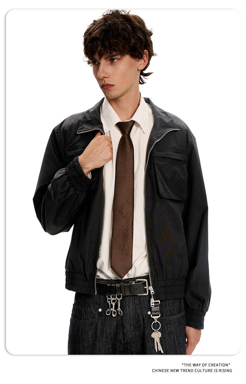 11KN Retro Tooling Three-dimensional Loose Casual Jacket