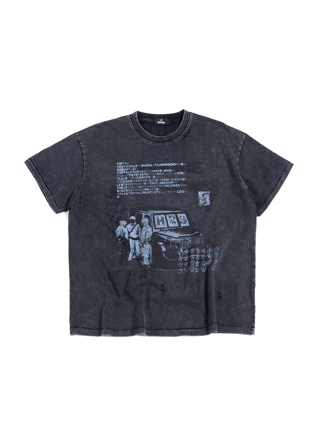HAS2SONS Loose Round Neck Casual Tee