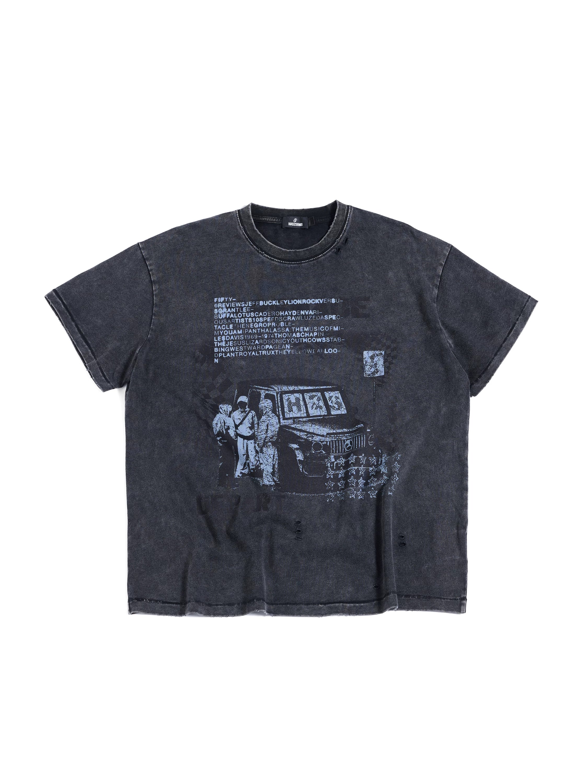 HAS2SONS Loose Round Neck Casual Tee