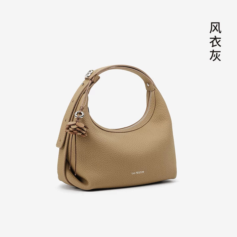 La Festin Leather Crossbody Underarm Bag