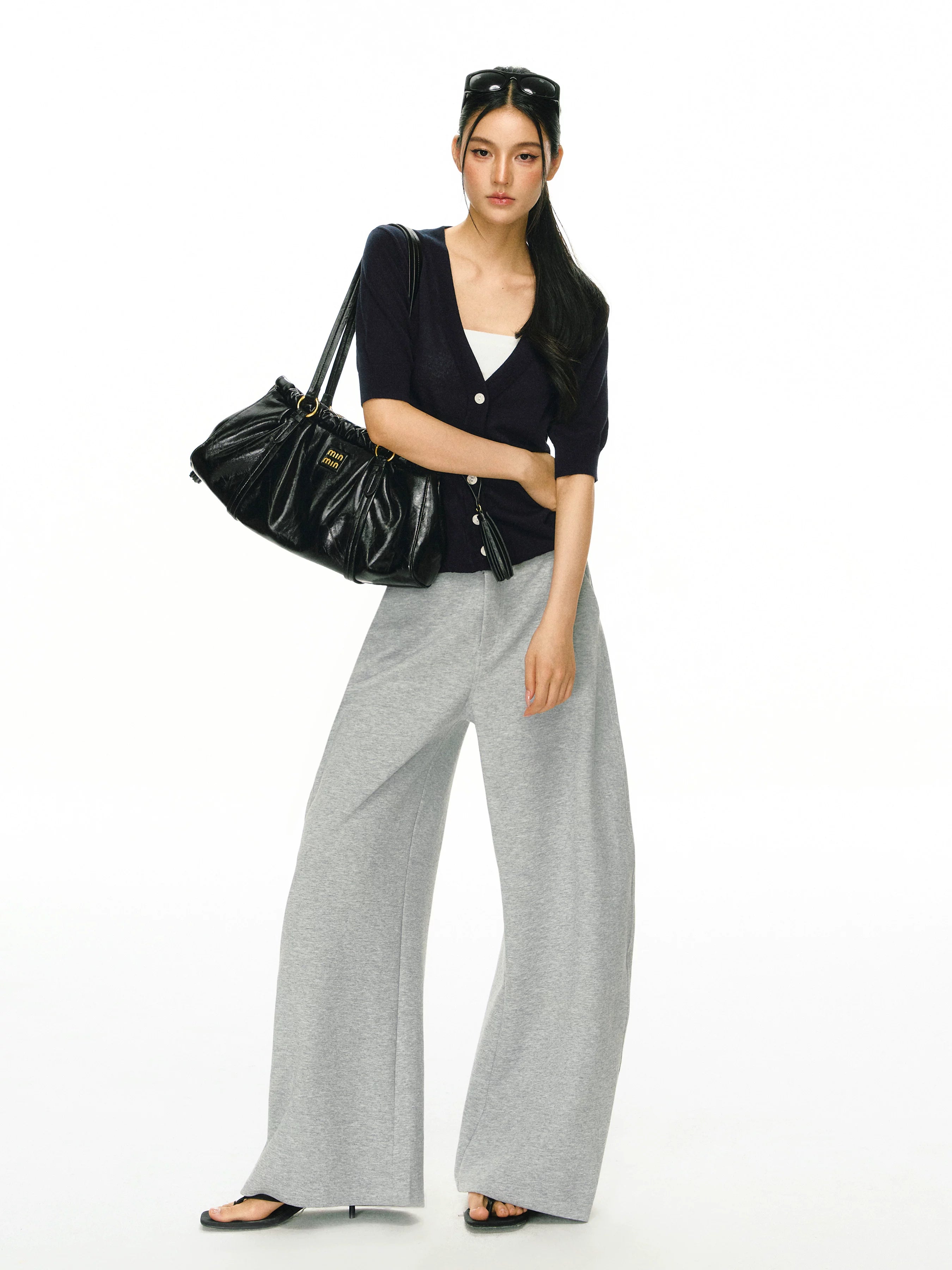 Ariseism Retro Wide-leg Scimitar Slacks
