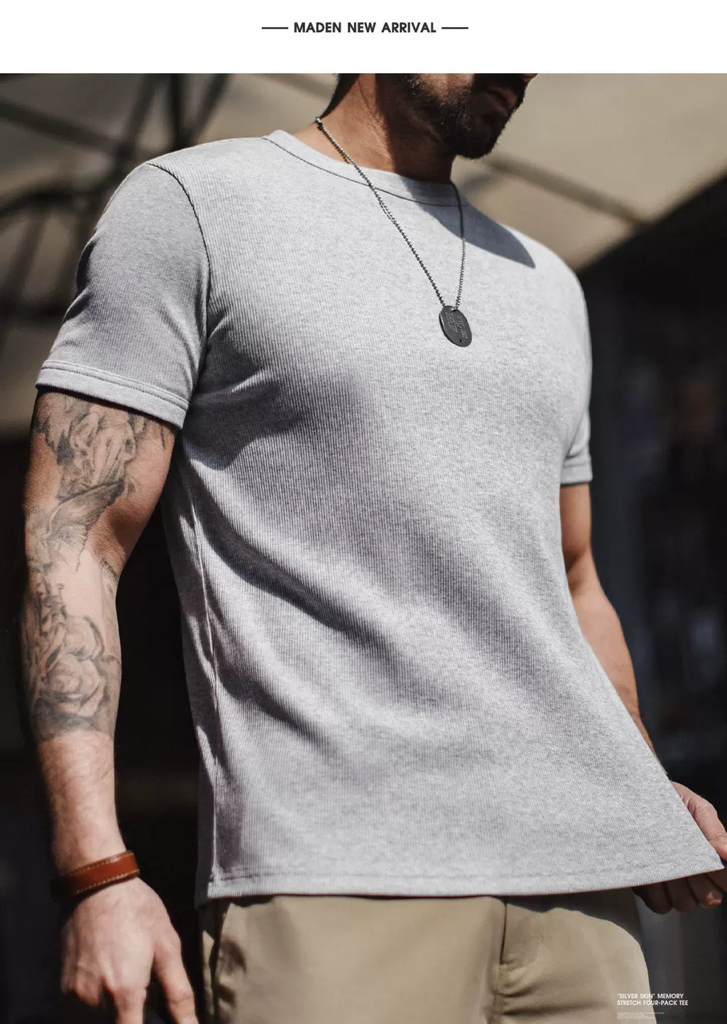 MADEN Slim Versatile Casual Tee