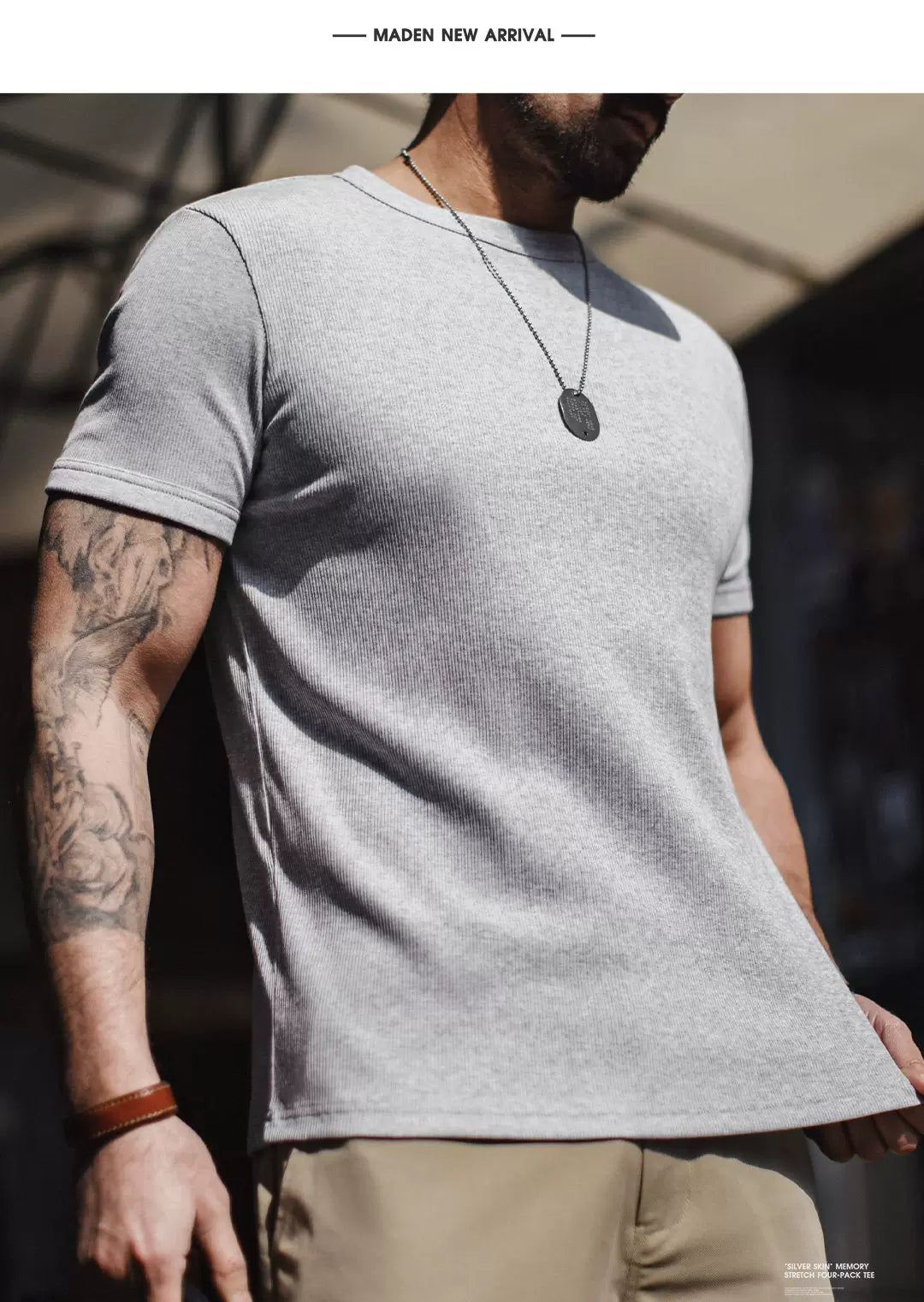 MADEN Slim Versatile Casual Tee