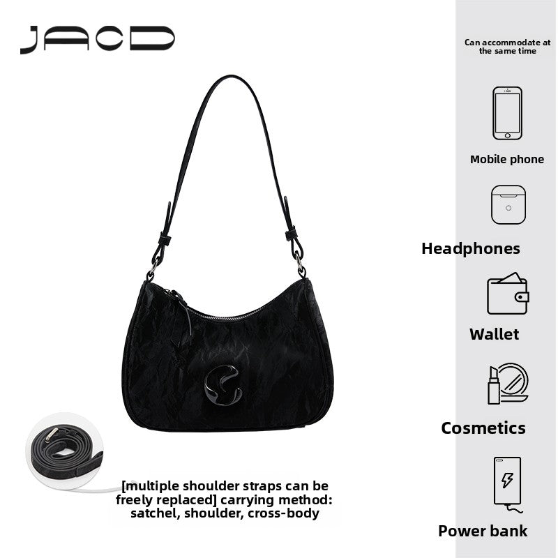 JACD Mint Green Zip-Top Hobo Bag