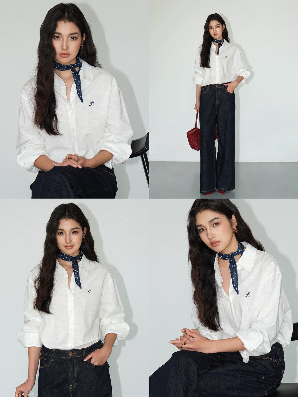 NEVA HU Loose Temperament Shirt