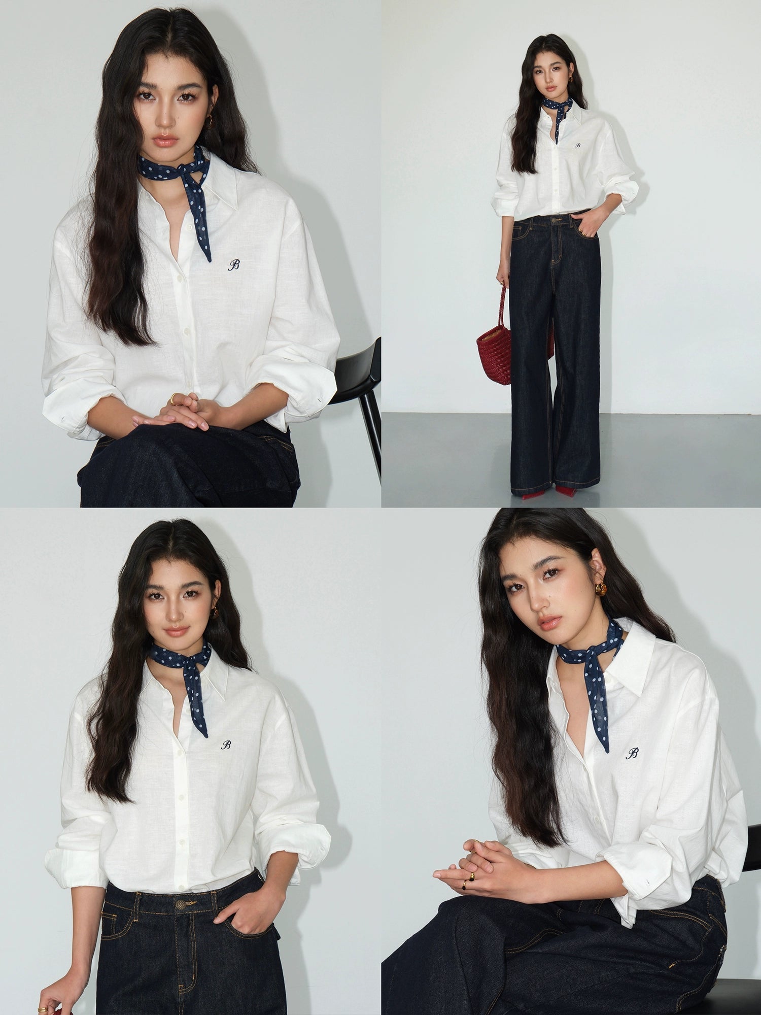 NEVA HU Loose Temperament Shirt