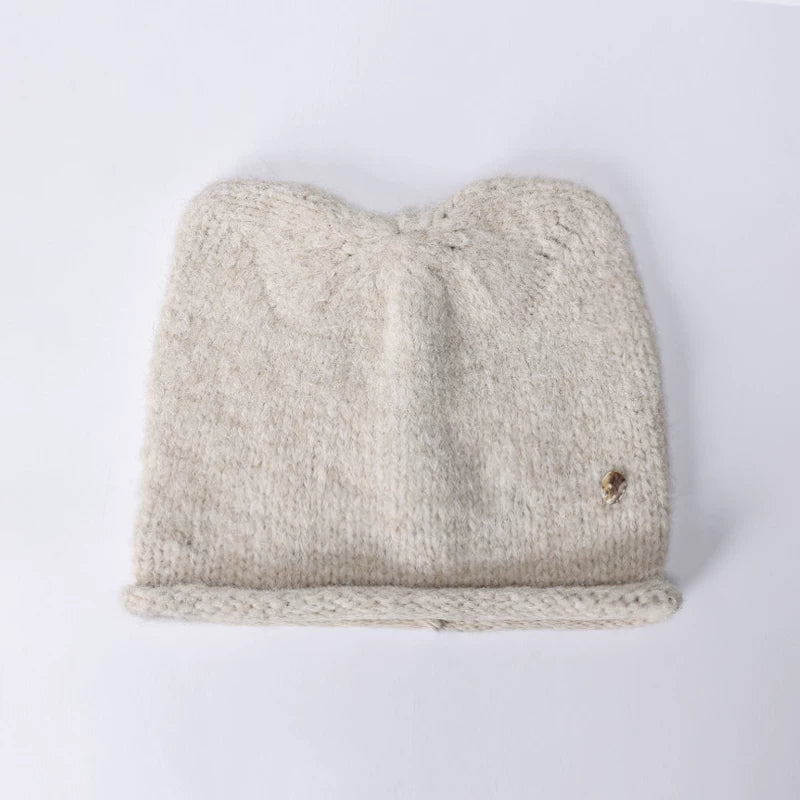 YORSOY Retro Warm Wool Knitted Wool Hat