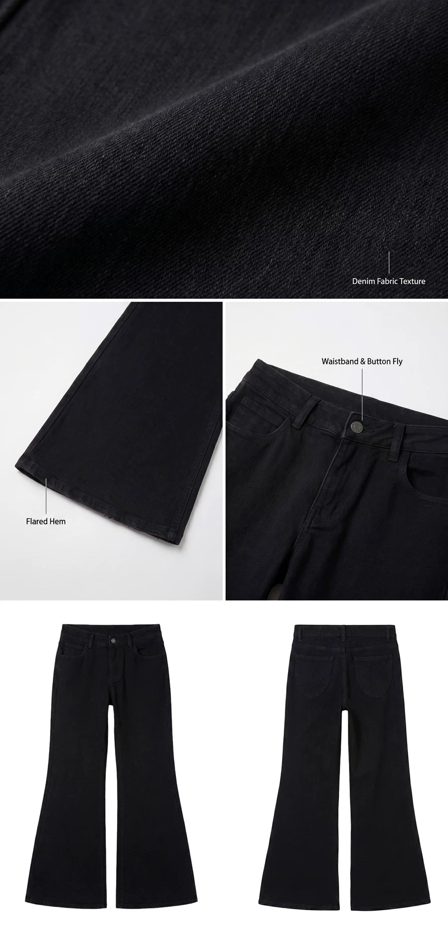 WITHMIN Low-rise, Slimming, Slightly Flared Straight-leg Pants