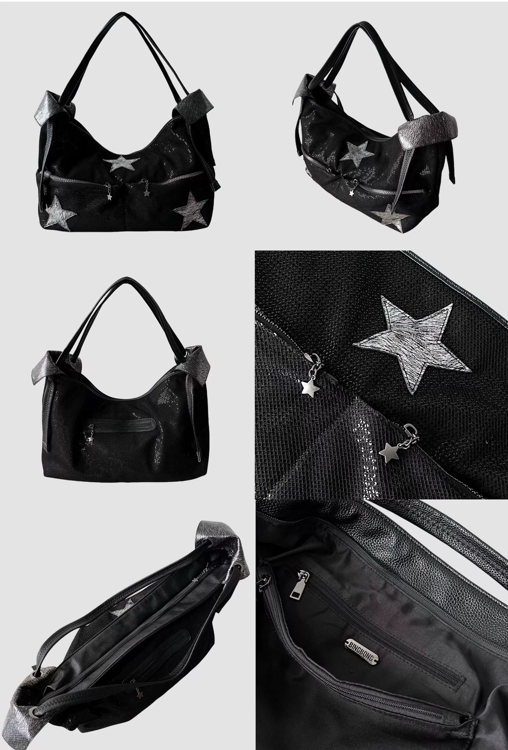 BINGBONG Large Capacity Messenger Bag