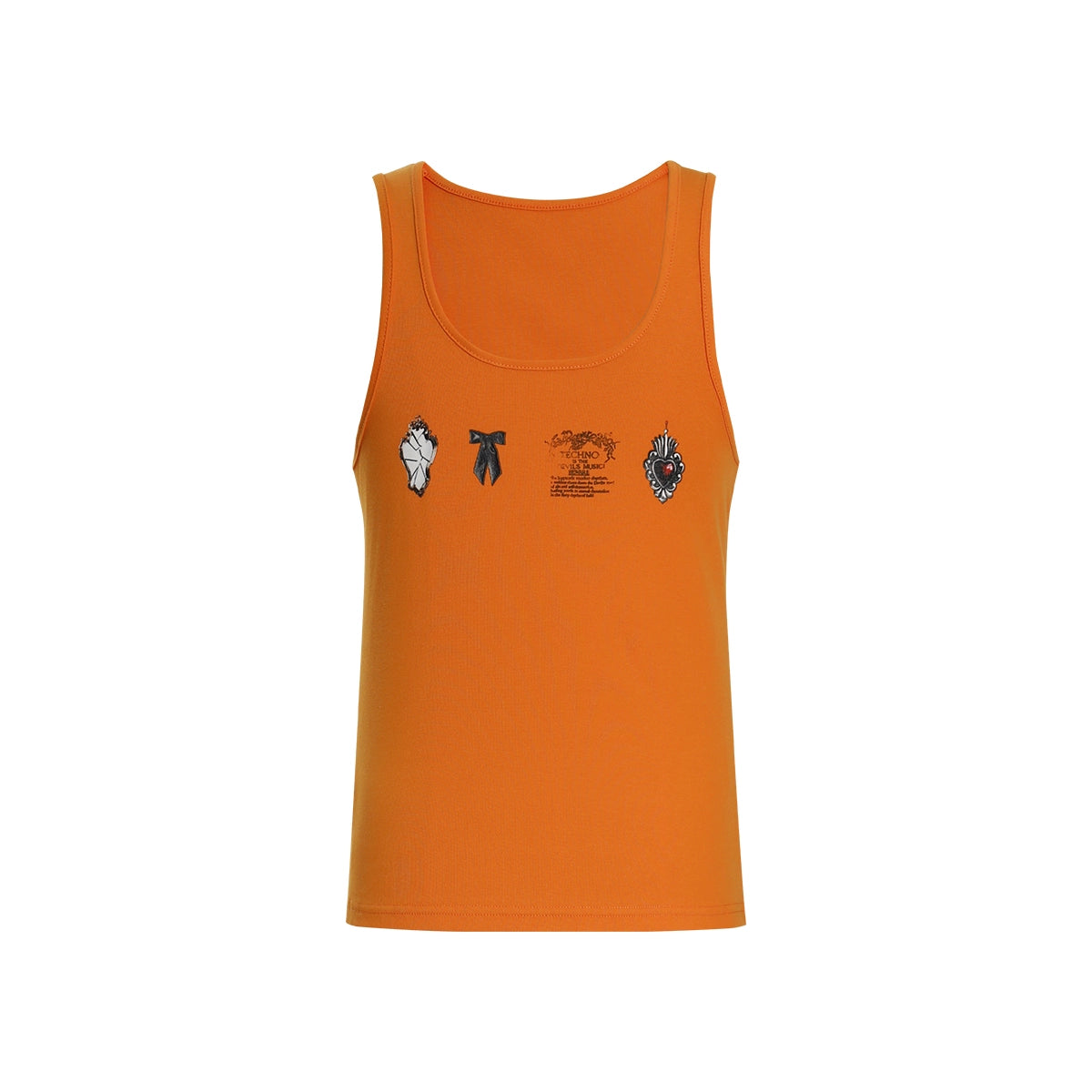 FUNKYFUN Pendant Element Print Vest