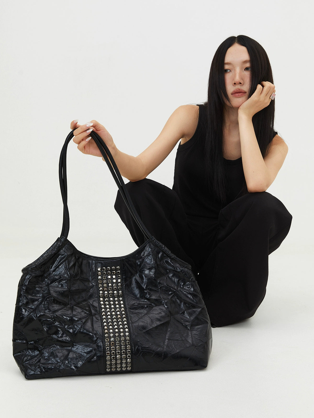 BINGBONG Large Capacity Commuter Shoulder Tote Bag