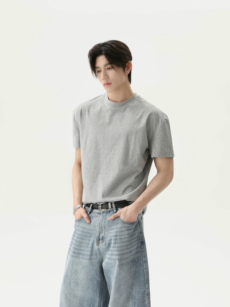 TURNTIDE Niche Simple Vintage Loose Tee