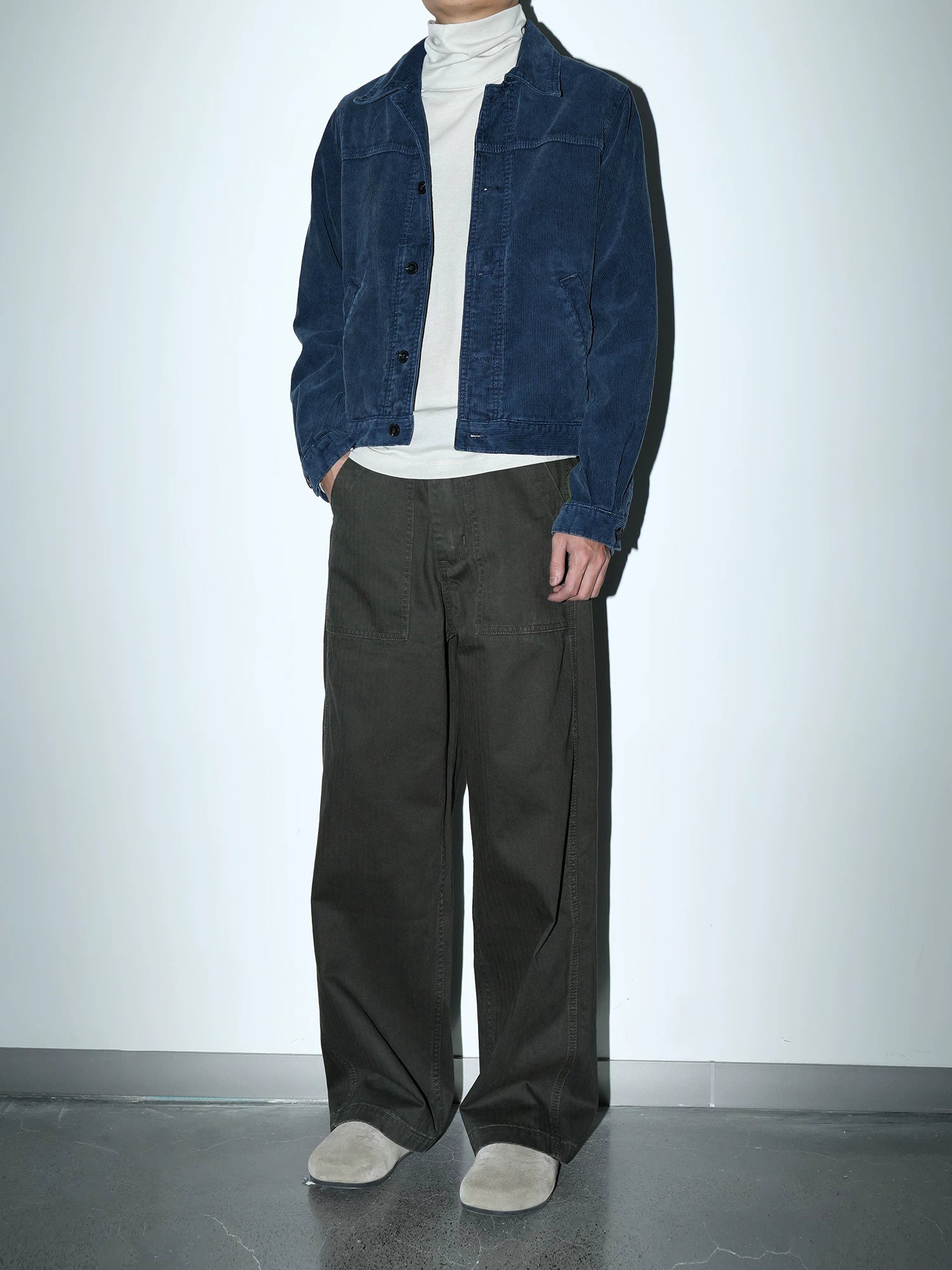 Plus No Logo Distressed Casualeasiest for Matchworkwear Pants