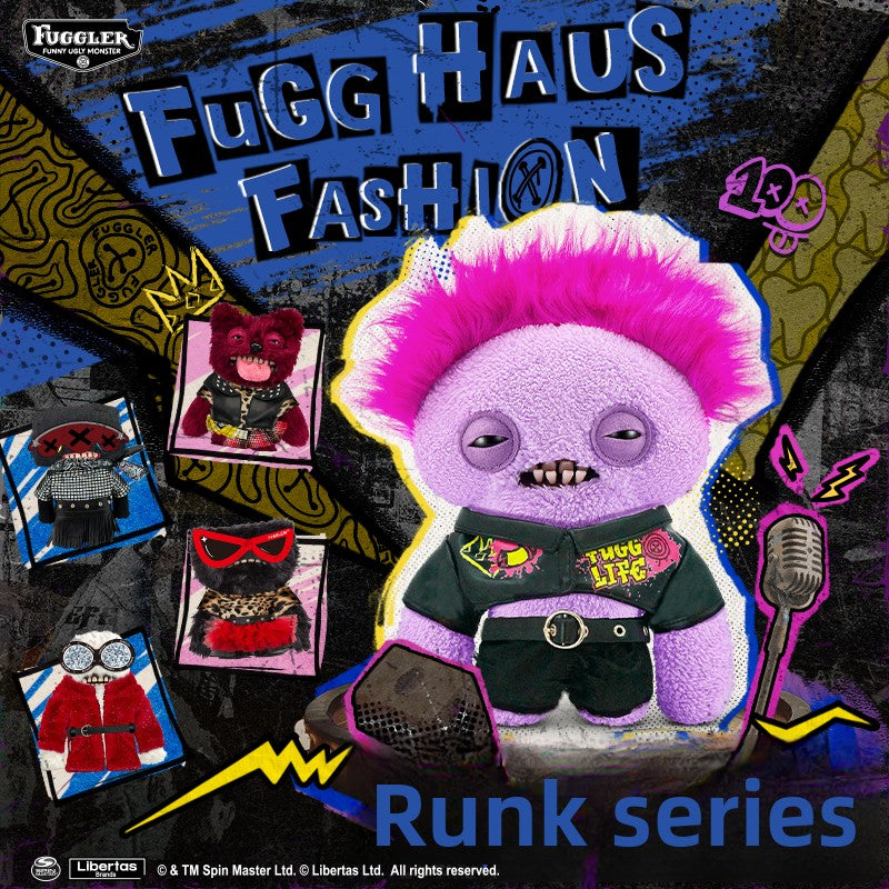 Fuggler Cute Tooth Monster Doll Cute Plush Doll Baby Suit