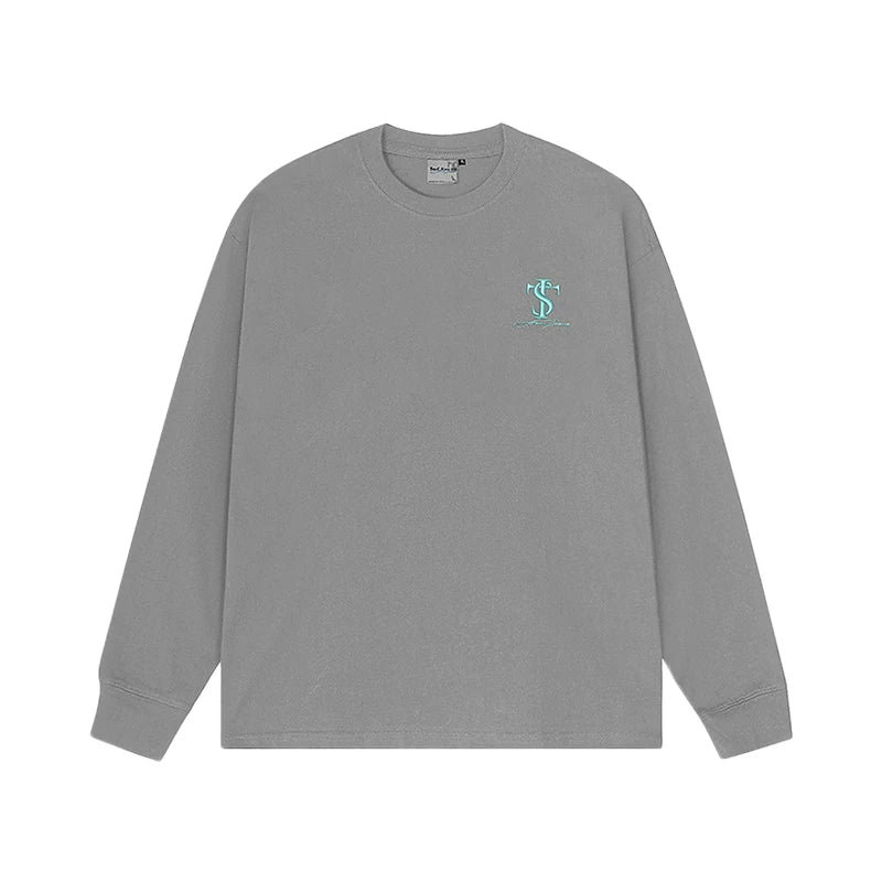 STK Hip Hop Embroidery LOGO Casual Long Sleeve
