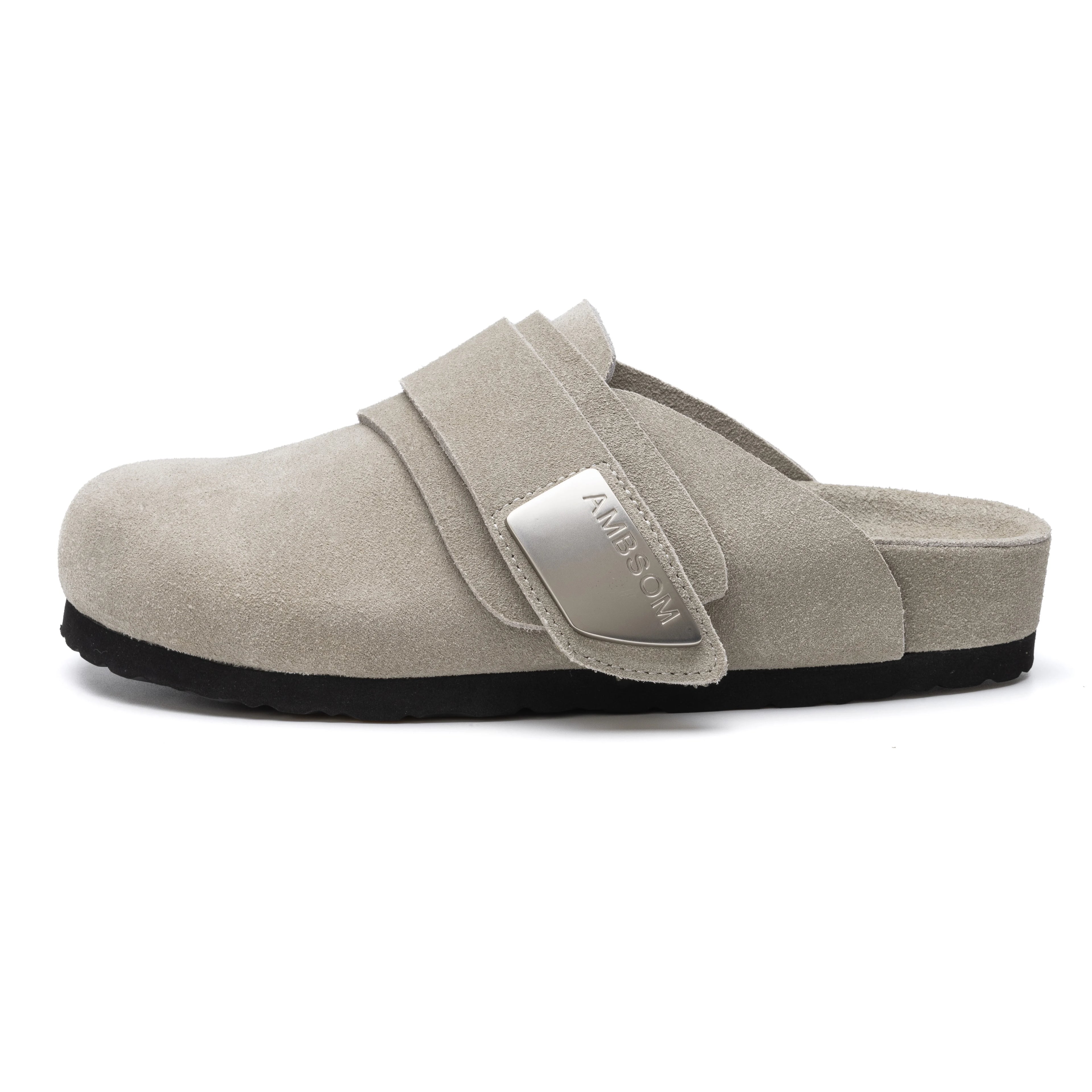 AMBSOM Leather Lazy Birkenstocks CLOGS