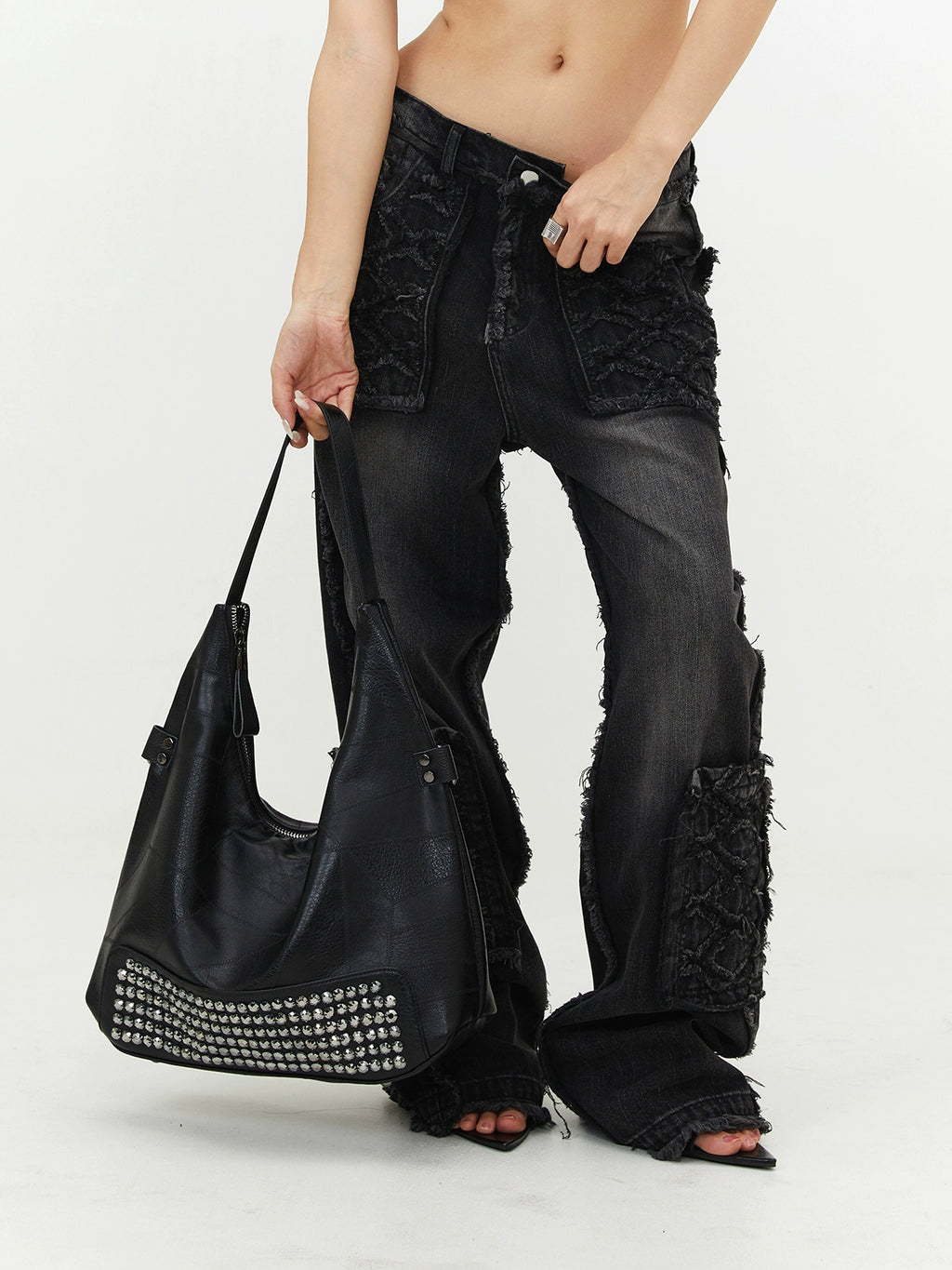 BINGBONG Shoulder Bag Liuding Large Bag Millennium Oblique Span Bag