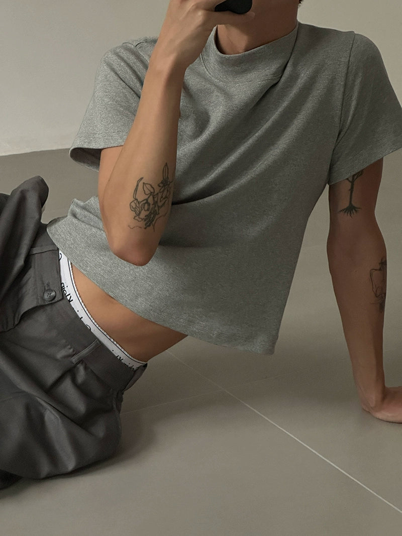 COLN Basic Good Wear Washable Versatile Tee