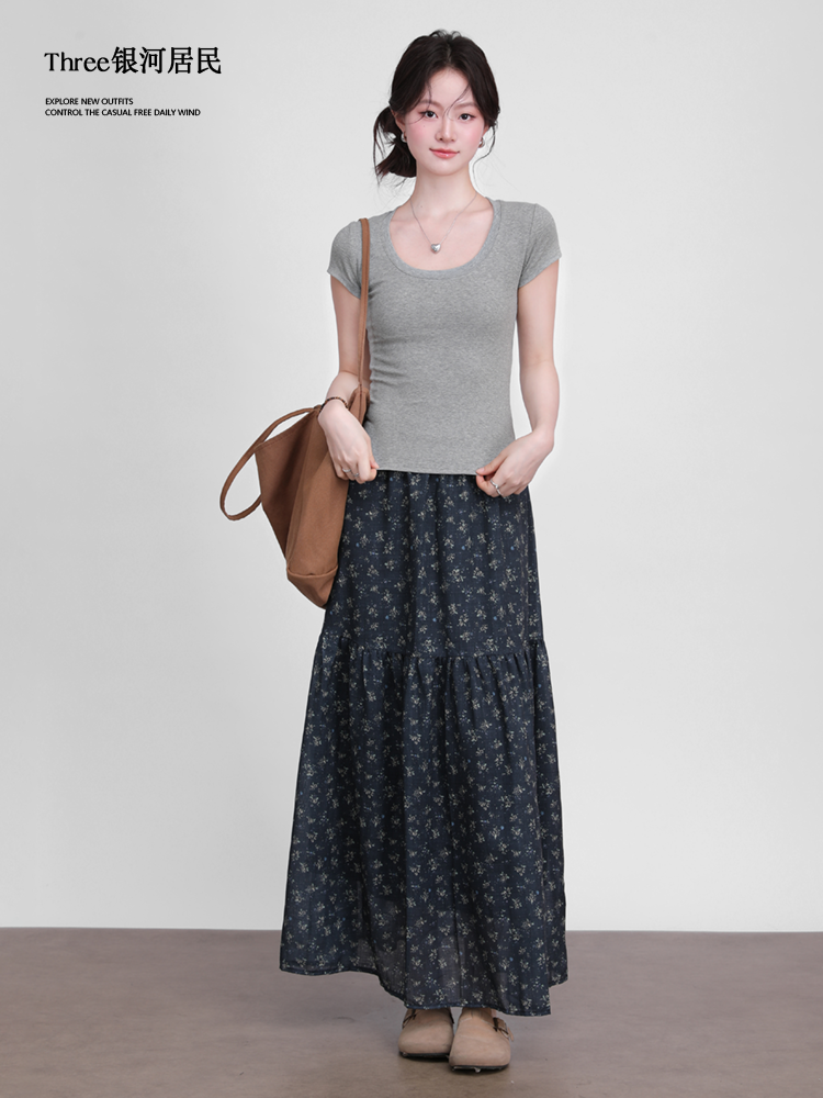 Three Gentle Korean Floral Skirts
