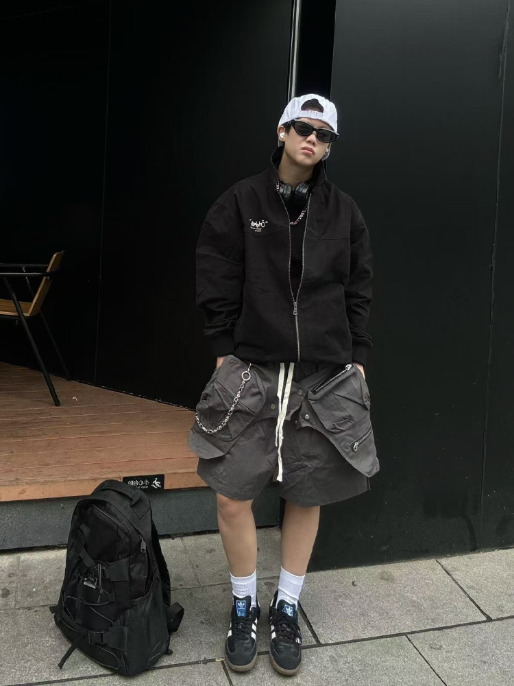 KONOOT American Trendy Five-point Casual Pants