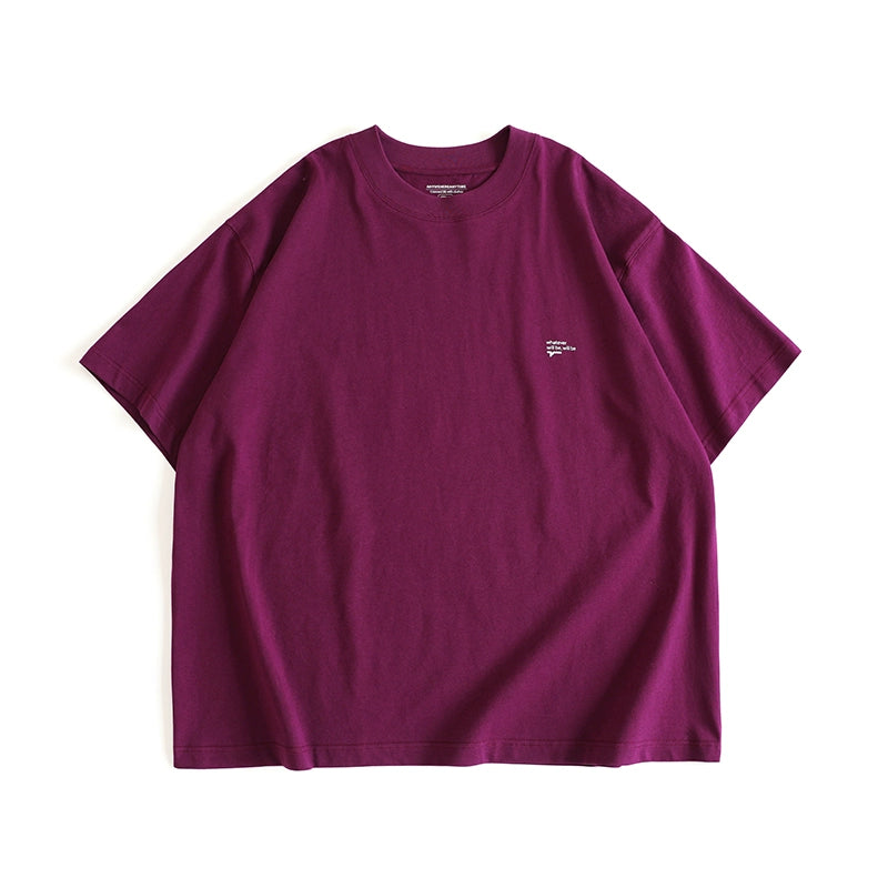 AWT Casual Versatile Crew Neck Printed Loose Tee