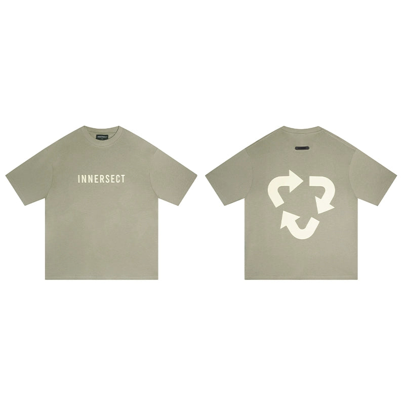 INNERSECT Trendy Brand Letter Versatile Loose Tee