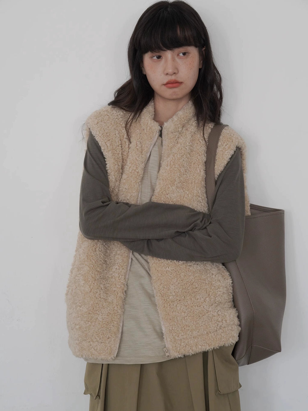 EIGHTHMONTH Warm Versatile Lamb Wool Vest