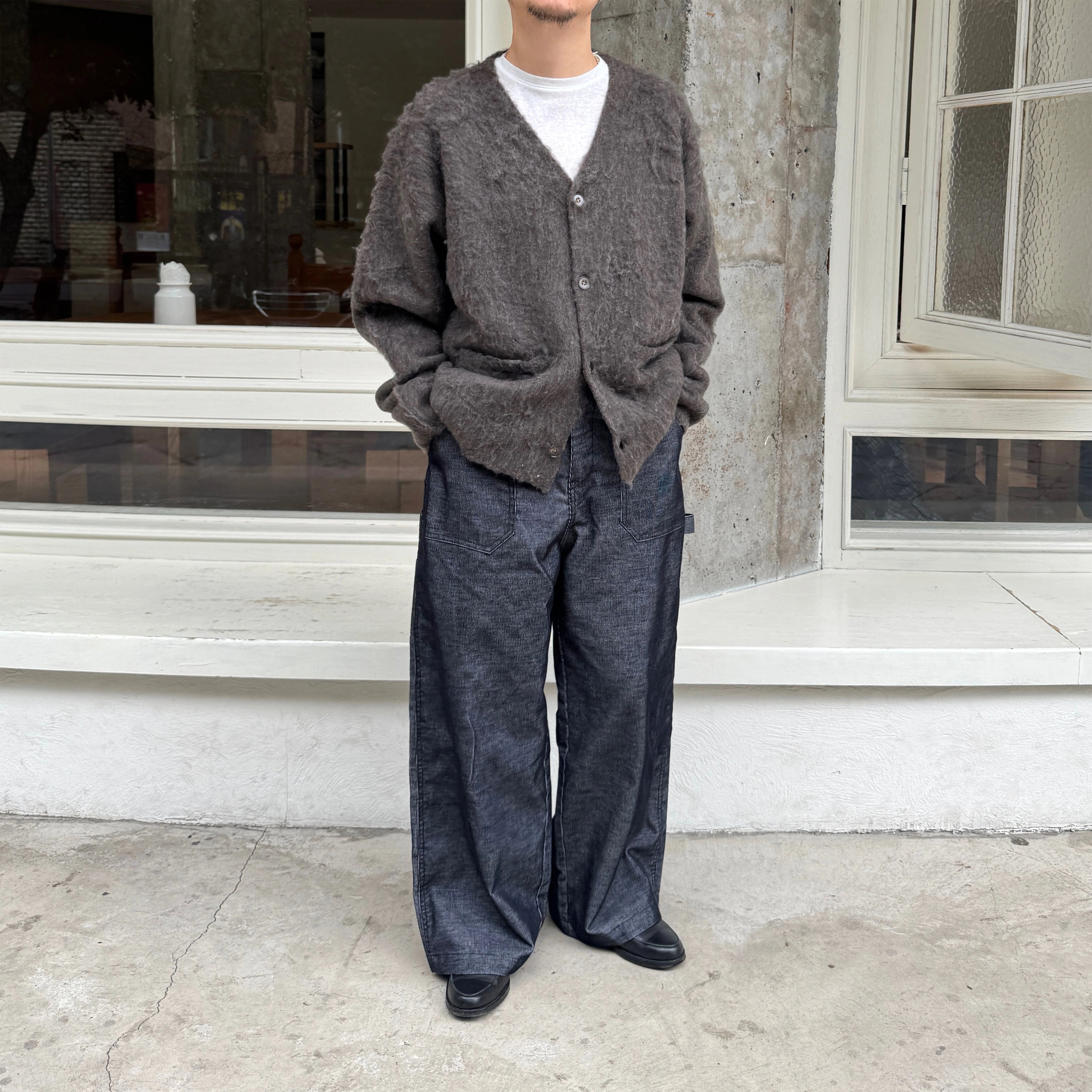 Anniehall Made Old Corduroy Loose Wide-leg Cargo Pants