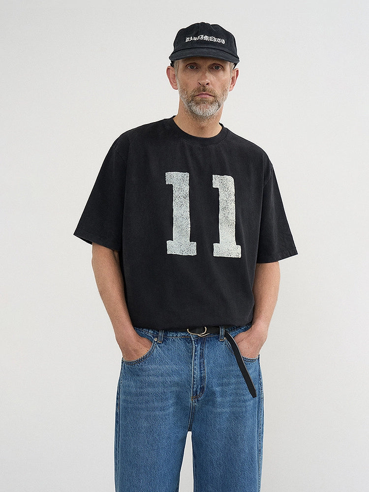 PARTIMENTO Cotton Digital Printed Short Sleeve Tee