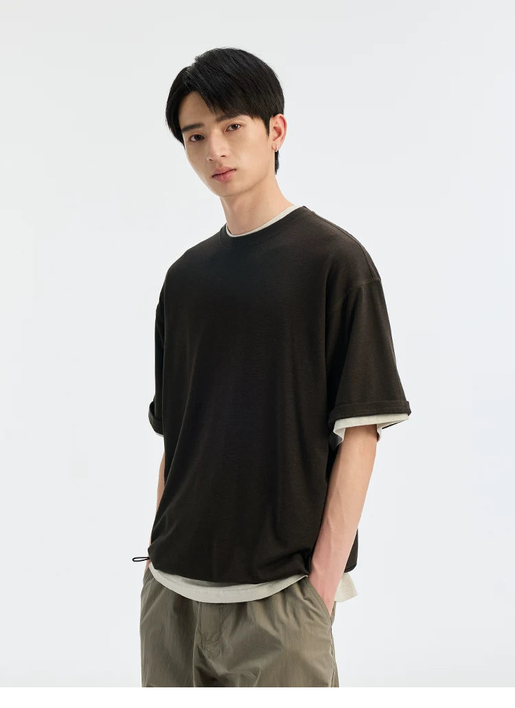 BUTTBILL Moisture Absorption Quick Drying Casual Tee