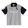 Loopsoon Lapel Embroidery Badge Color Matching Tee