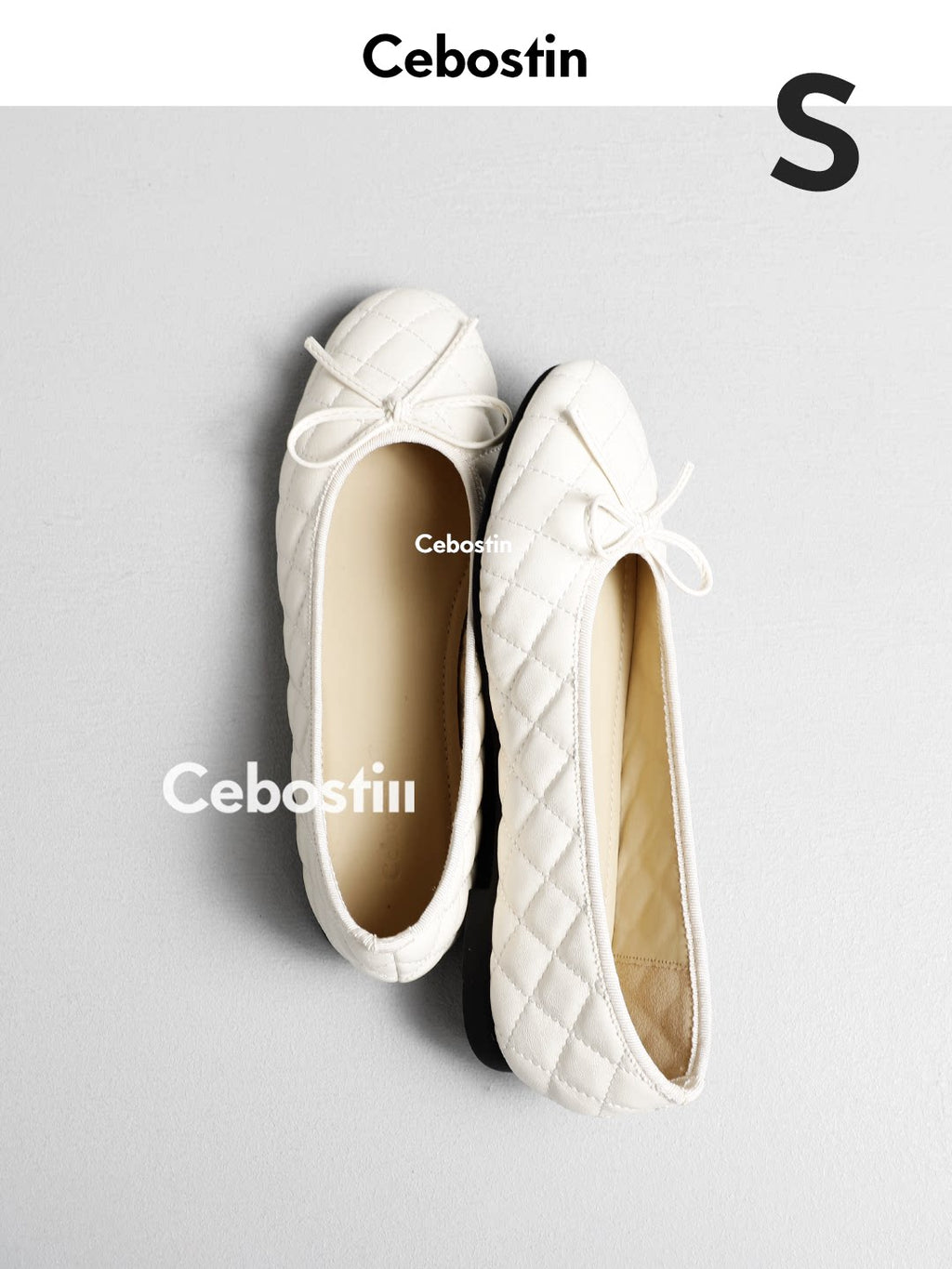 Cebostin Bow Mary Jane Shoes