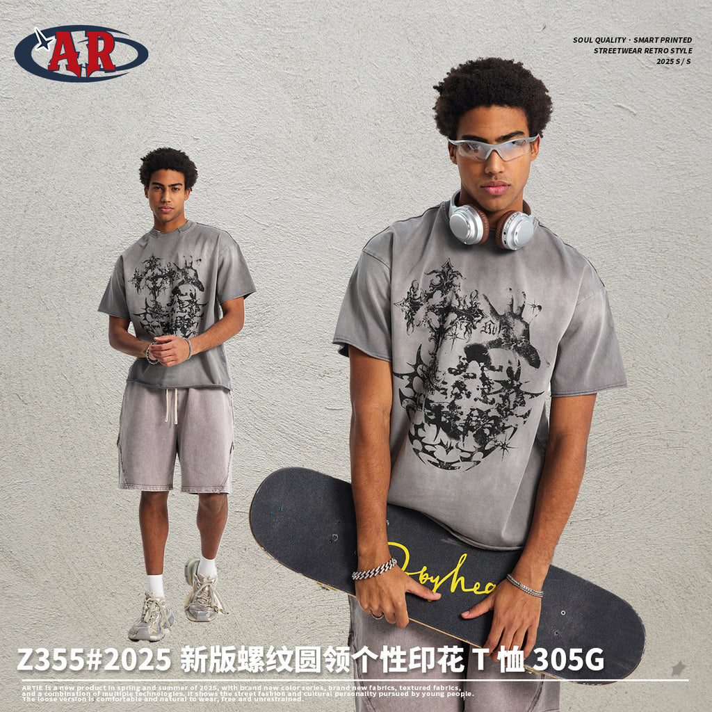 ARTIE Cotton Street Print Tee