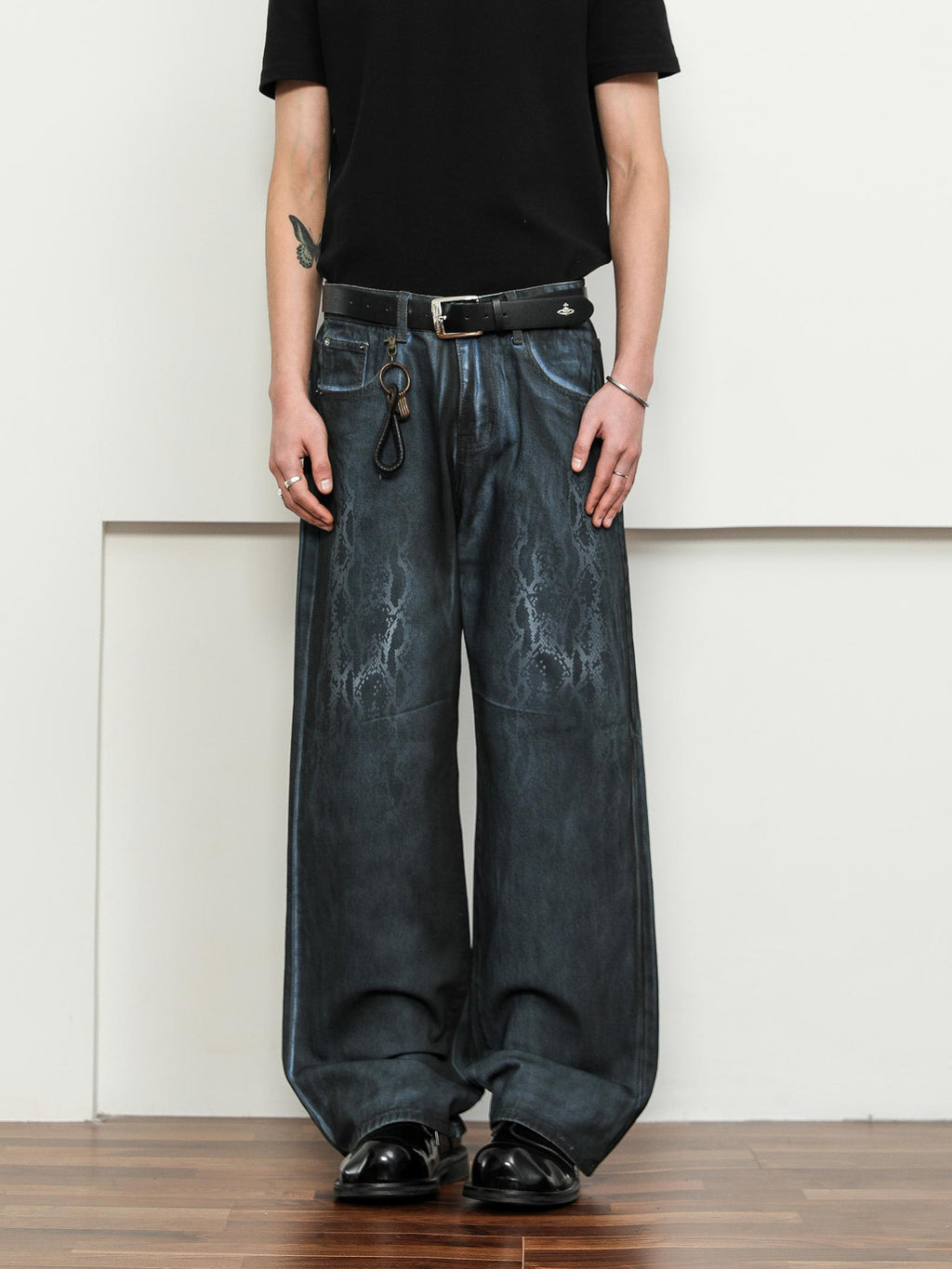 FLYOFF Year of the Snake Limited Python Jeans