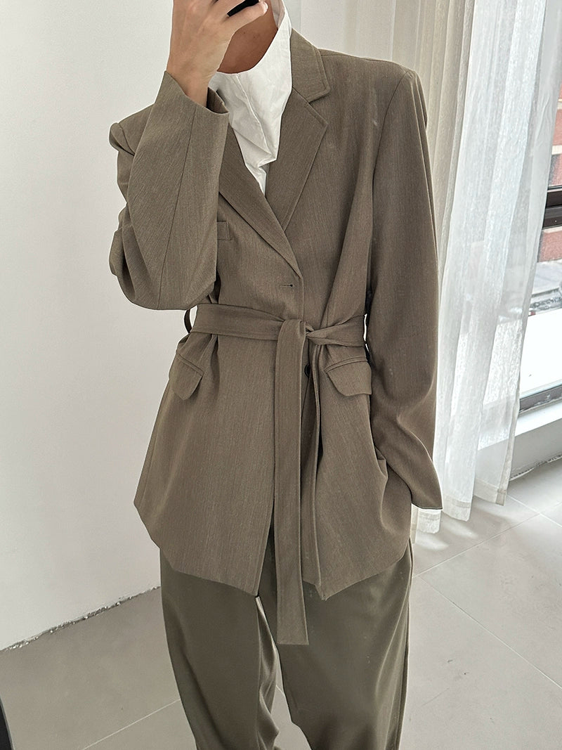 COLN Temperament Simple Blazer