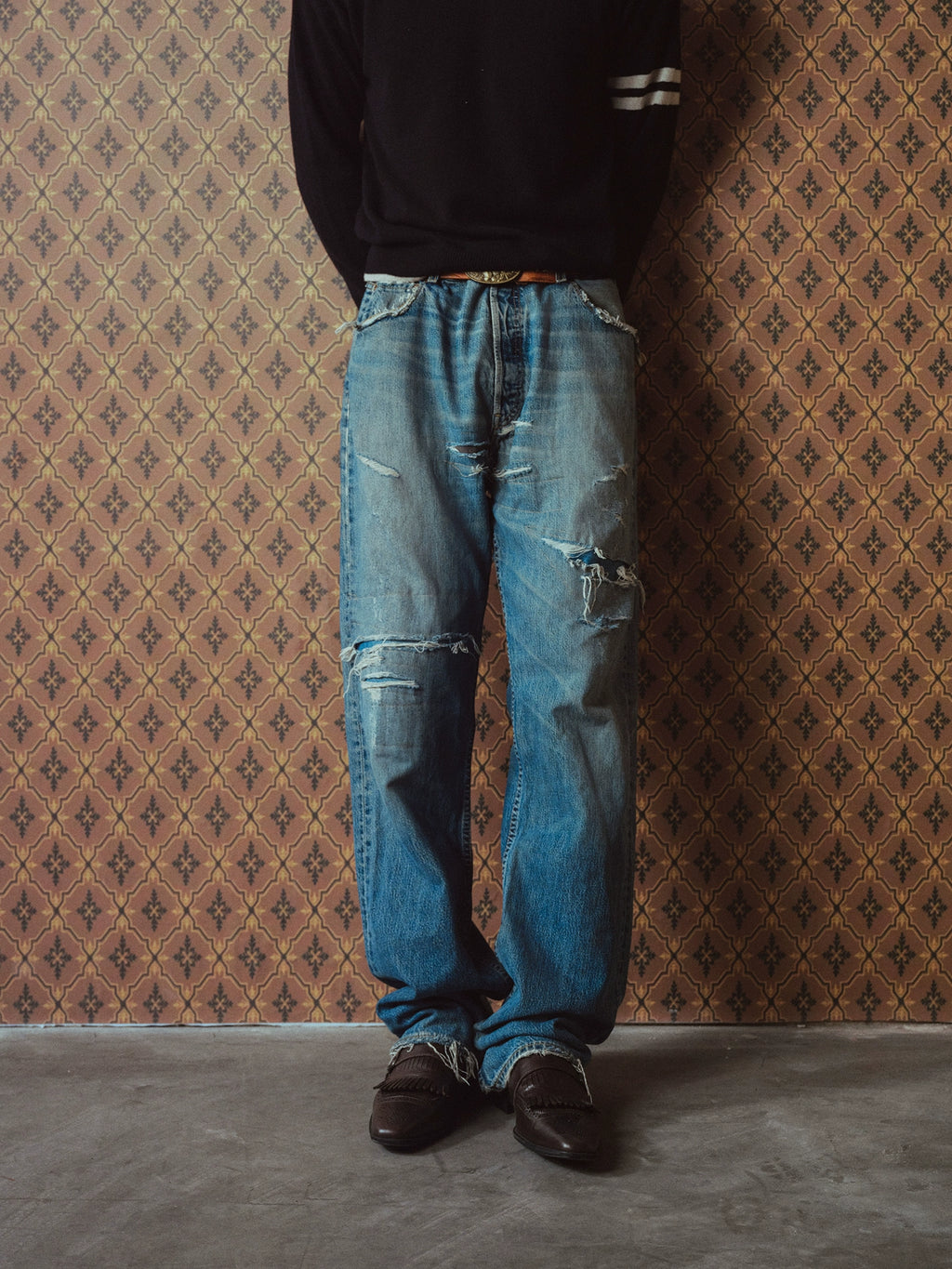 RICHILL Vintage Loose Straight Jeans