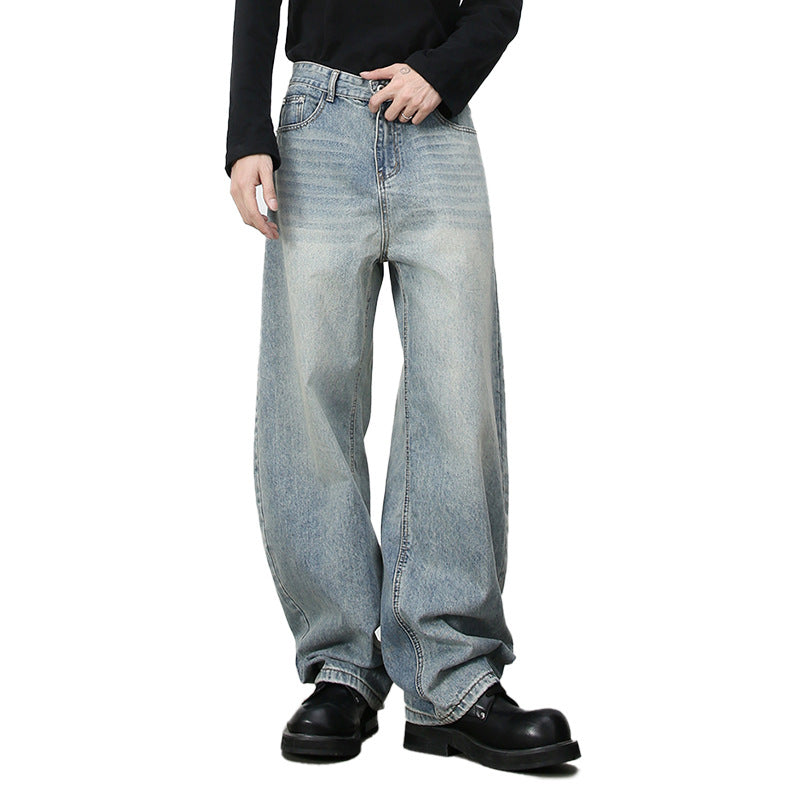 Inflation Wide Leg Machete Washed Jeans
