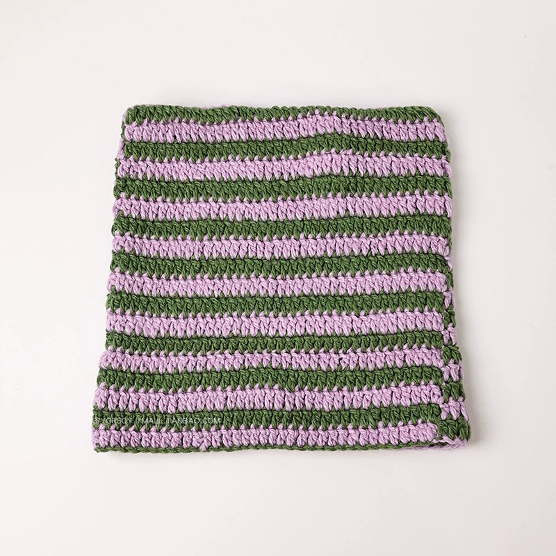 YORSOY Knitted Striped Wool Hat
