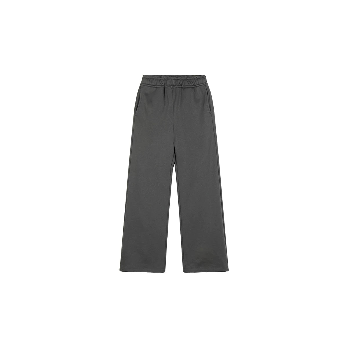 PLUS NO LOGO Thermal Micro-straight Fleece Casual Pants