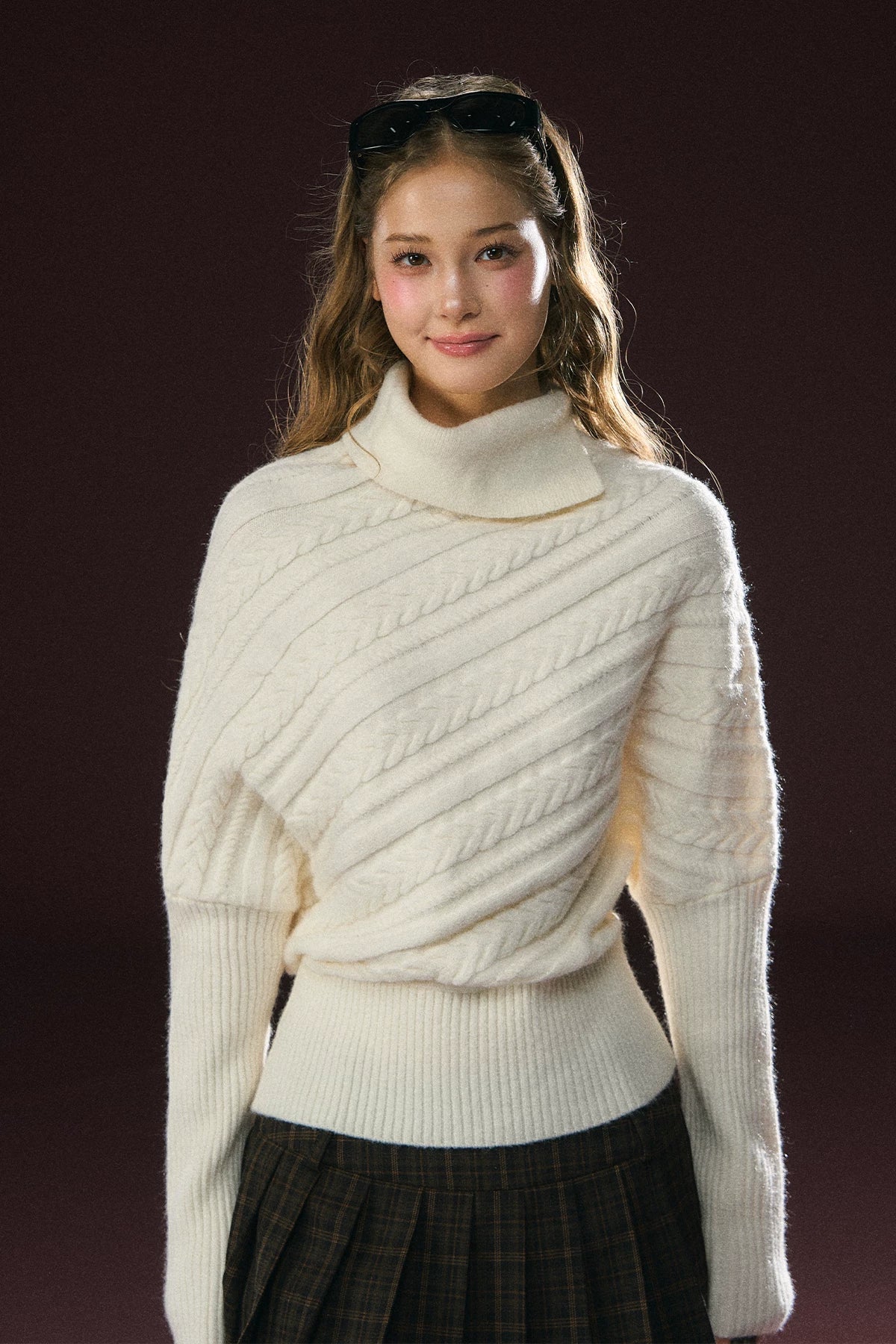 Ariseism Vintage Thickened Turtleneck Knitted Sweater