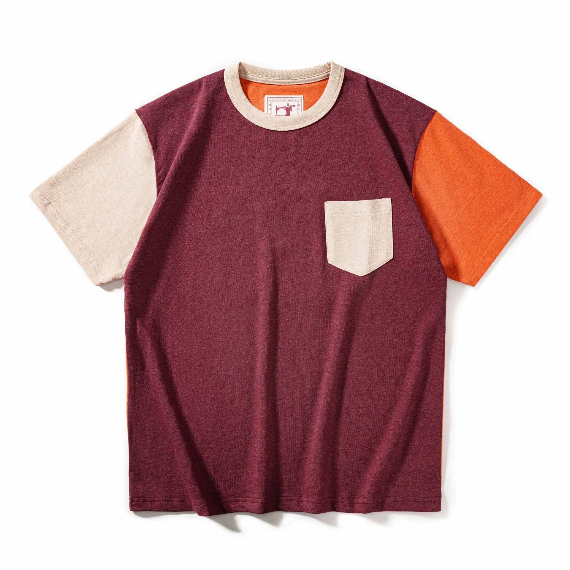 PrintAce Flower Yarn Splicing Water Retro Contrasting Tee