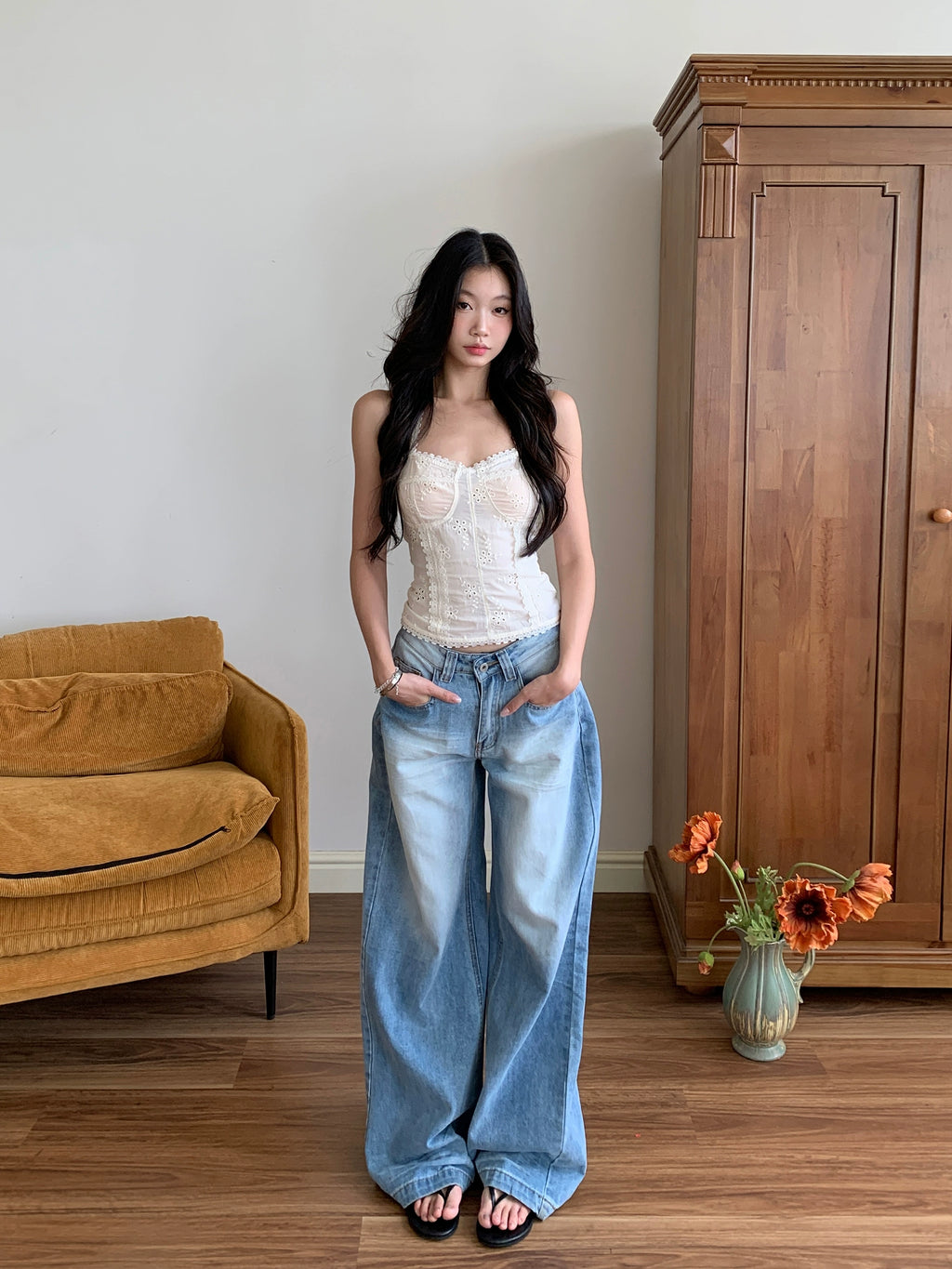 WITHMIN Waist Pure Desire Backless Sexy Vest