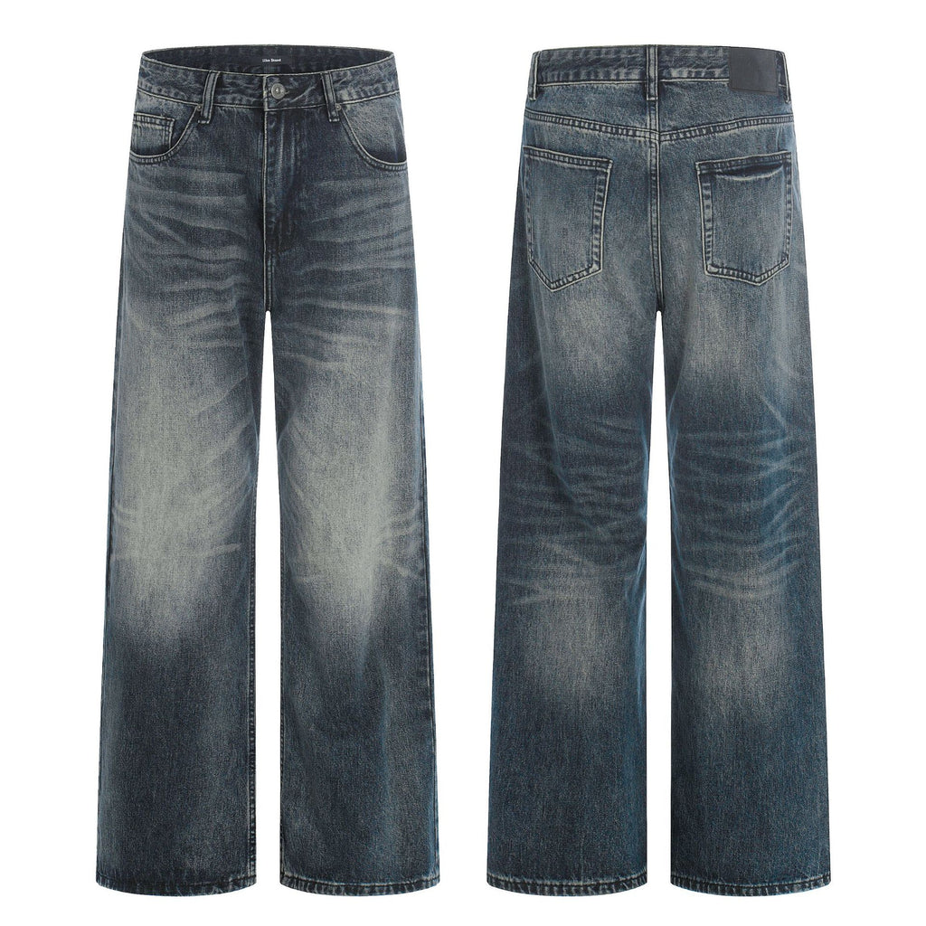 11KN Straight Loose Wide-leg Floor Pants