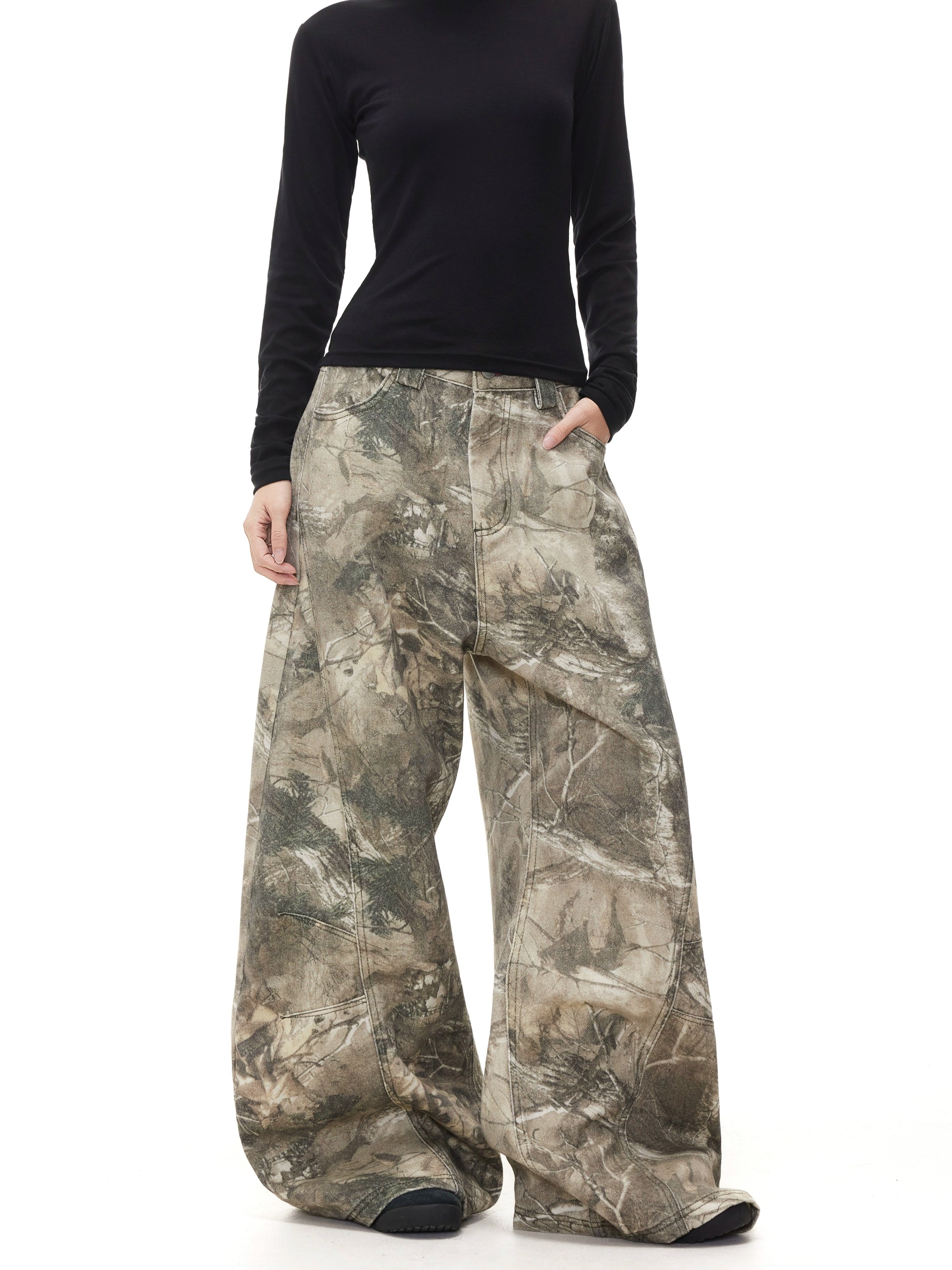 BTSG Embroidered Branch Camouflage Overalls