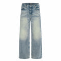 MADWITCH Worn Loose Straight Jeans