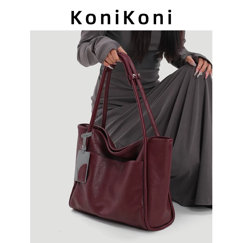 KoniKoni Niche Premium Large Capacity Shoulder Bag