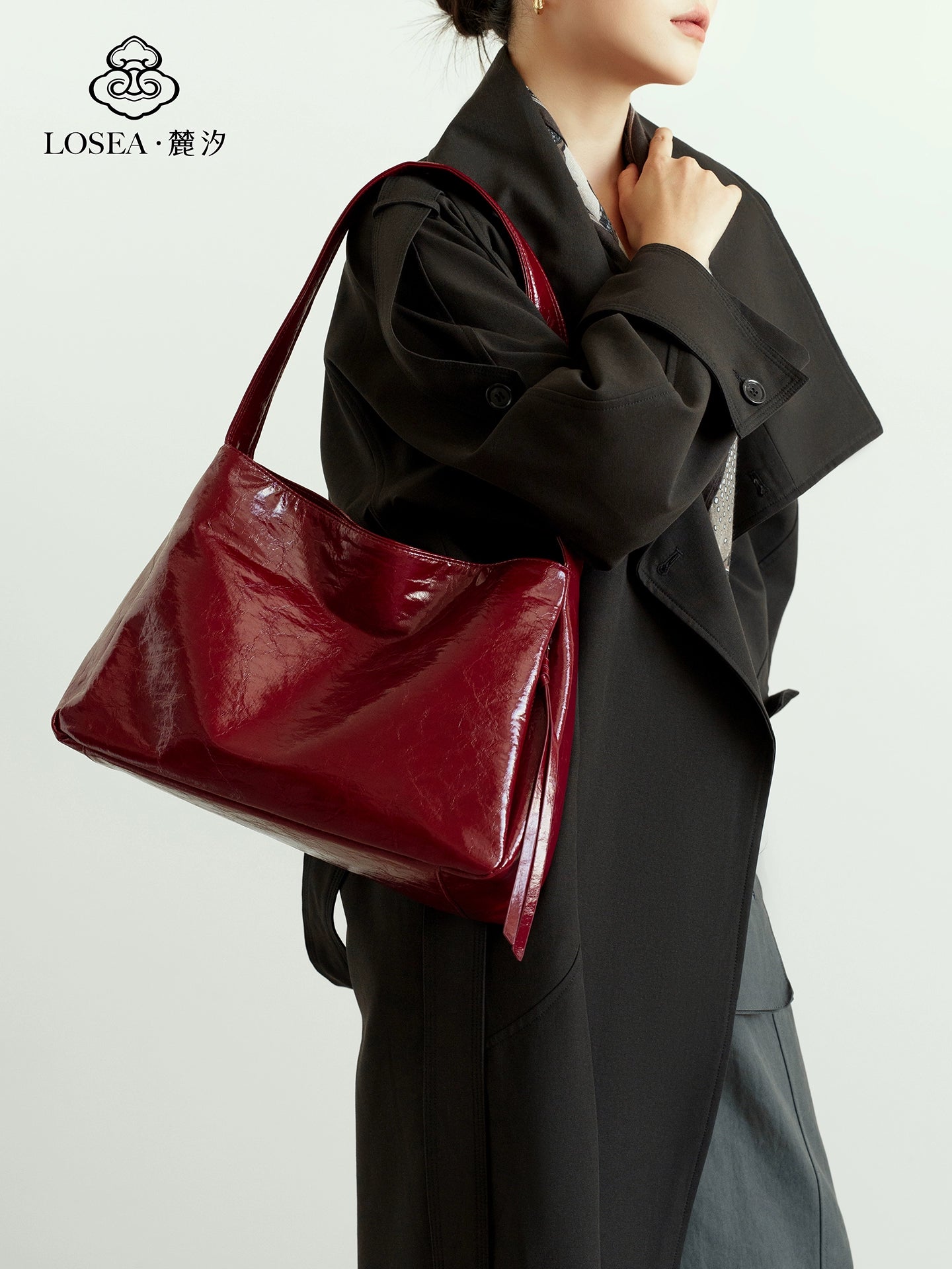 LOSEA Vintage Minimalist Underarm Bag