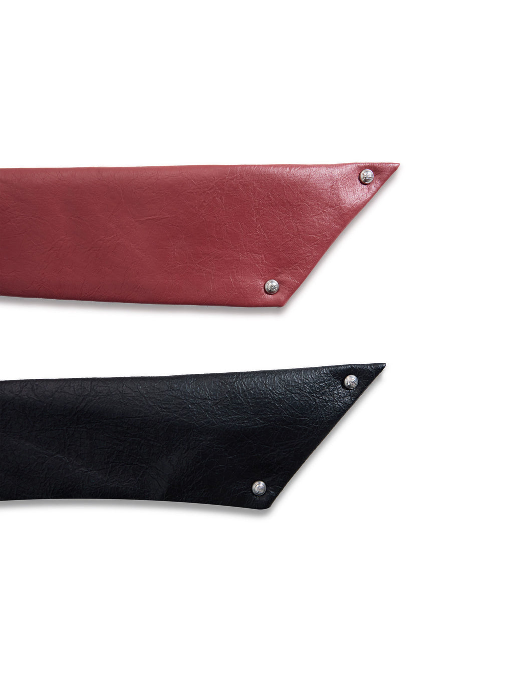 ArguECulturE Irregular Leather Tie