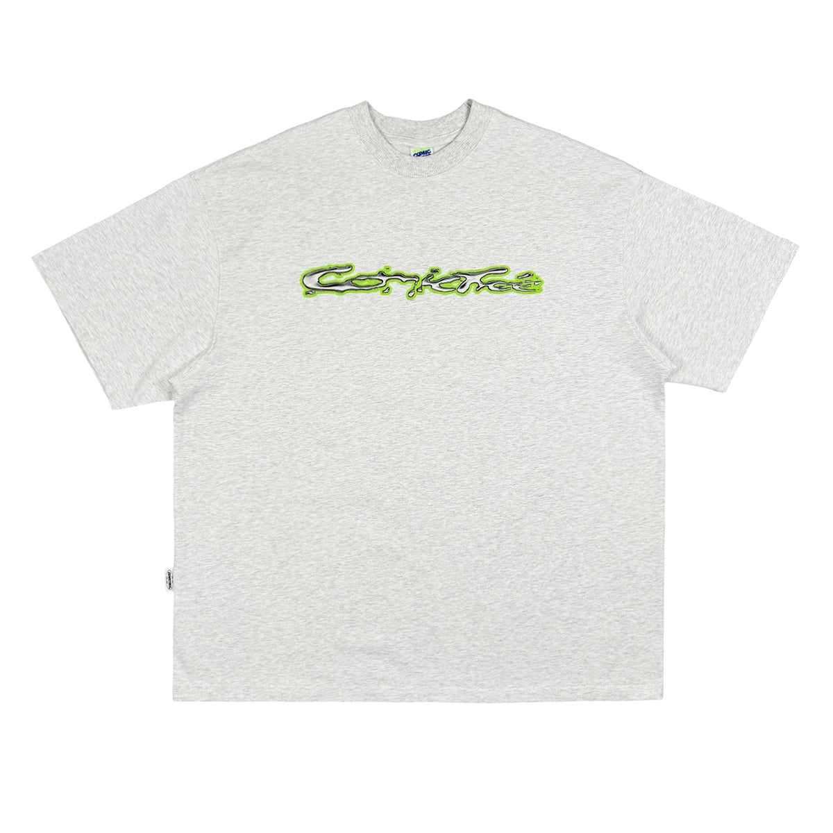 ComicTree C.t 2024 Summer  Liquid Metal Crew Neck Short Sleeve Tee